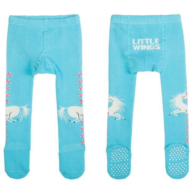 Tights - Unicorns Blue
