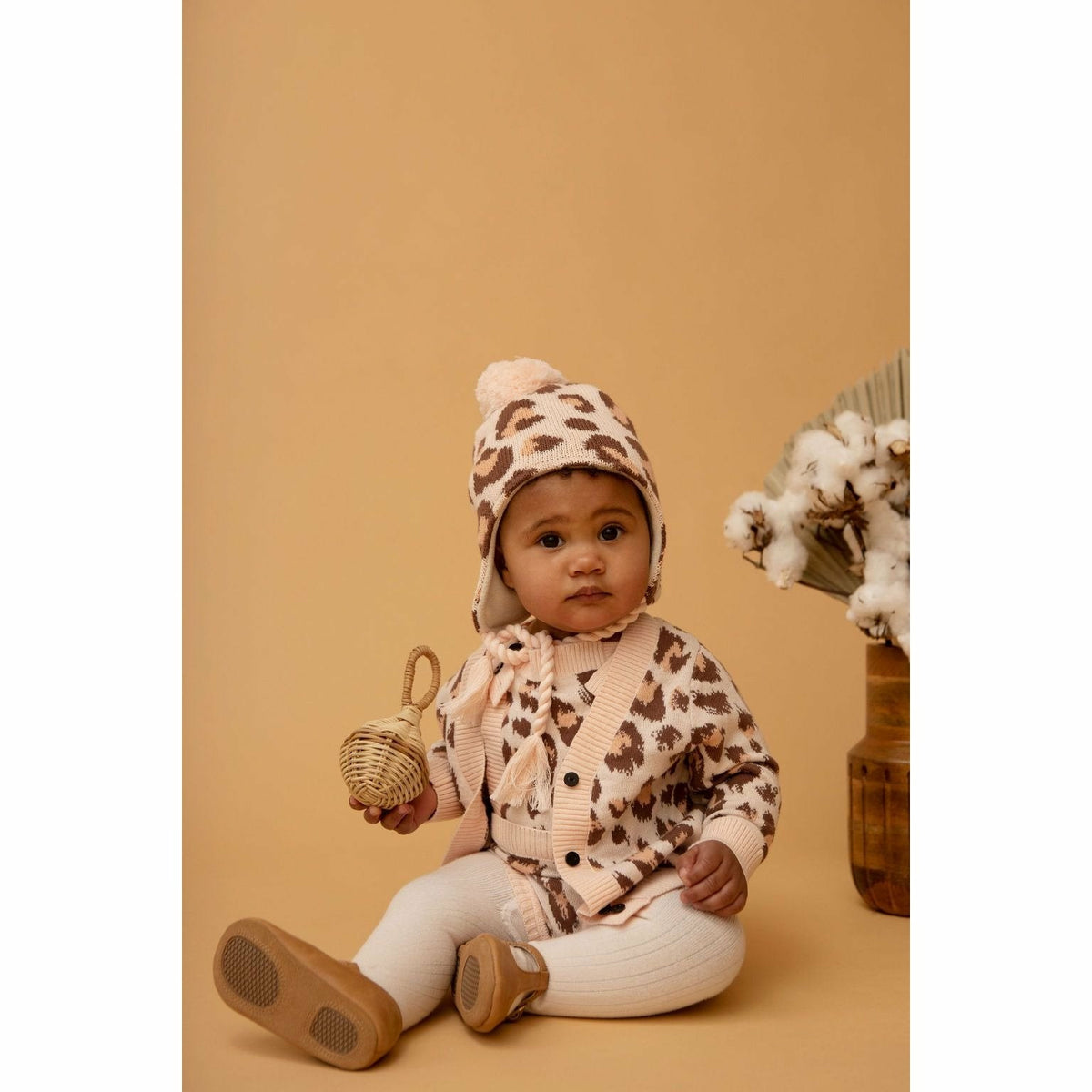 Wilds Salmon Knit Romper