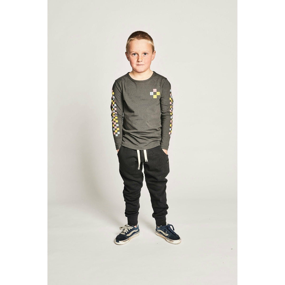 Pixel Ls Tee - Soft Blk