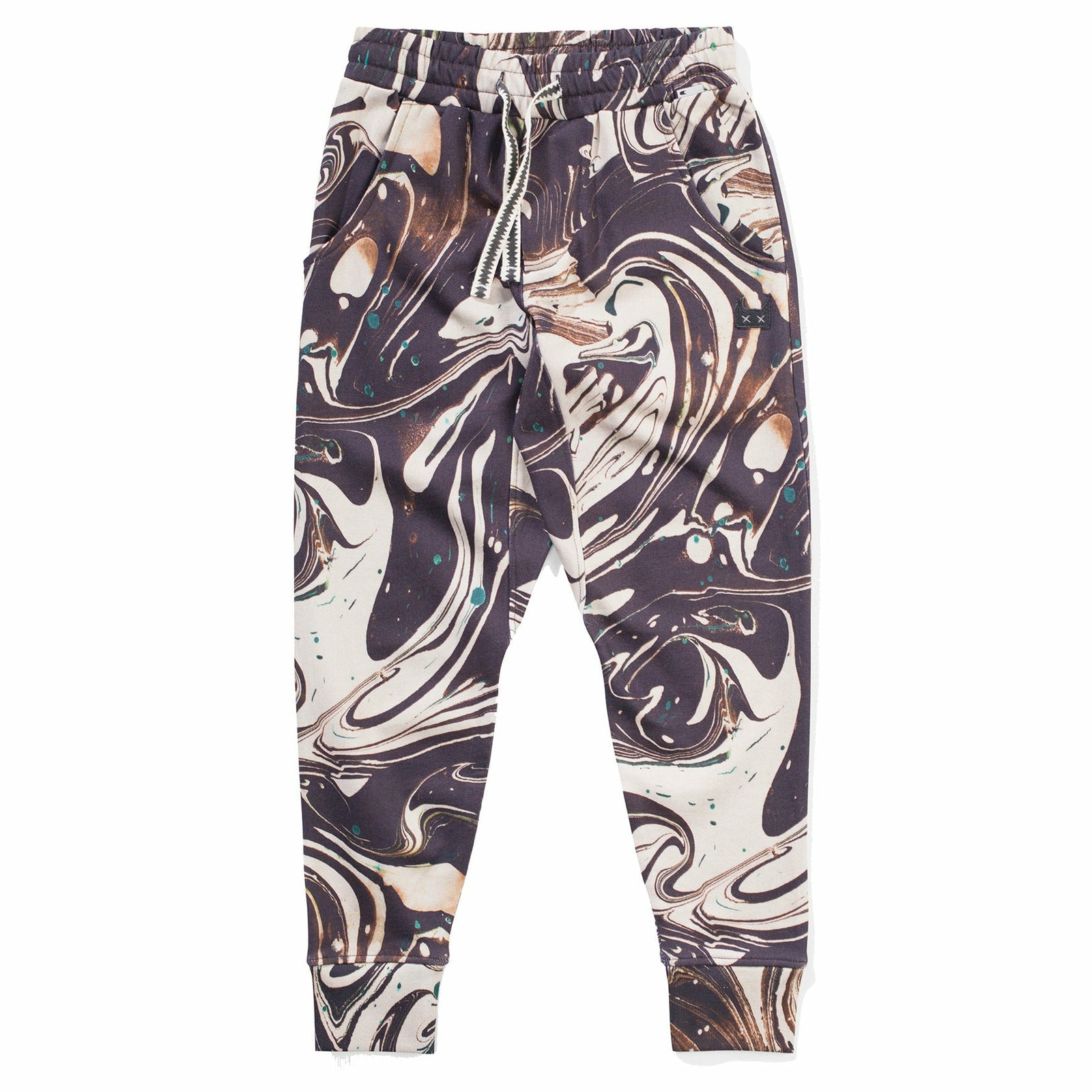 Slicker Trackpant - Tan Swirl
