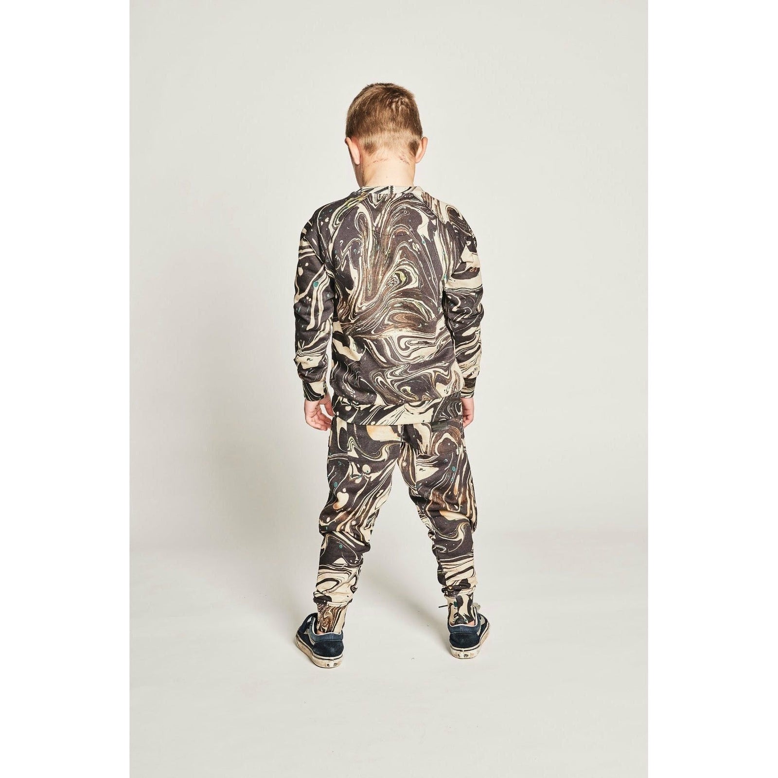 Slicker Trackpant - Tan Swirl