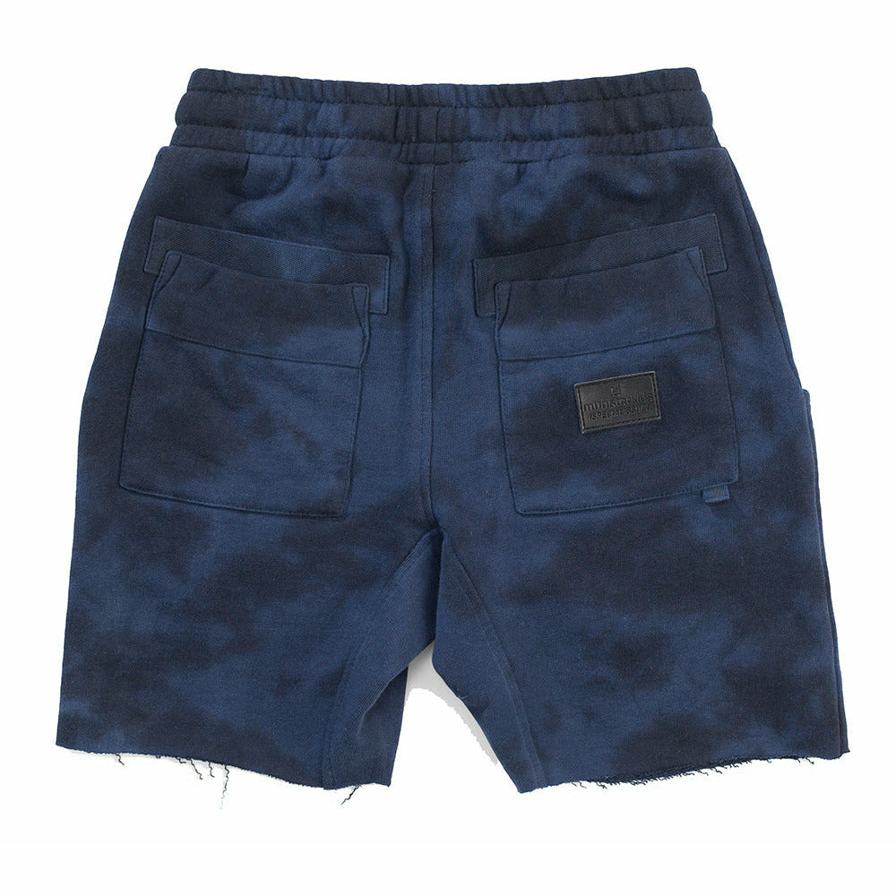 Trash Track Short - Dk Denim Dye
