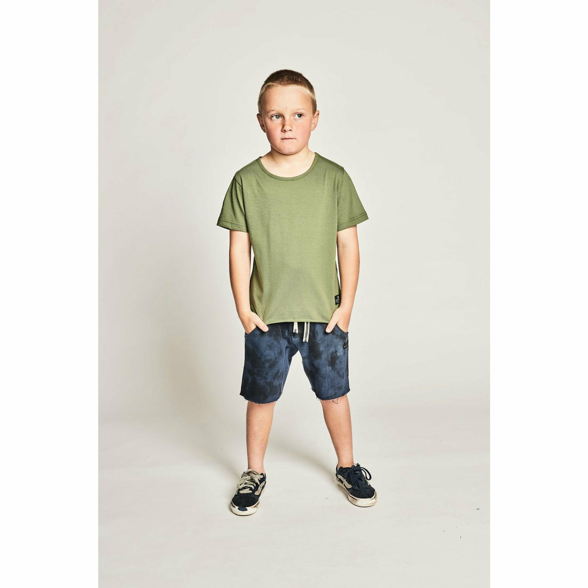 Trash Track Short - Dk Denim Dye