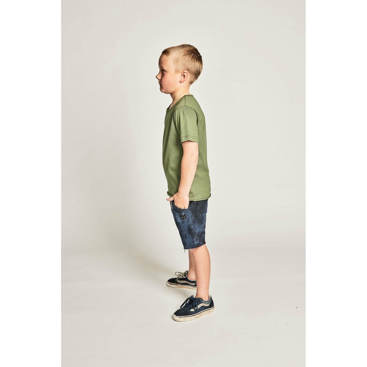 Trash Track Short - Dk Denim Dye