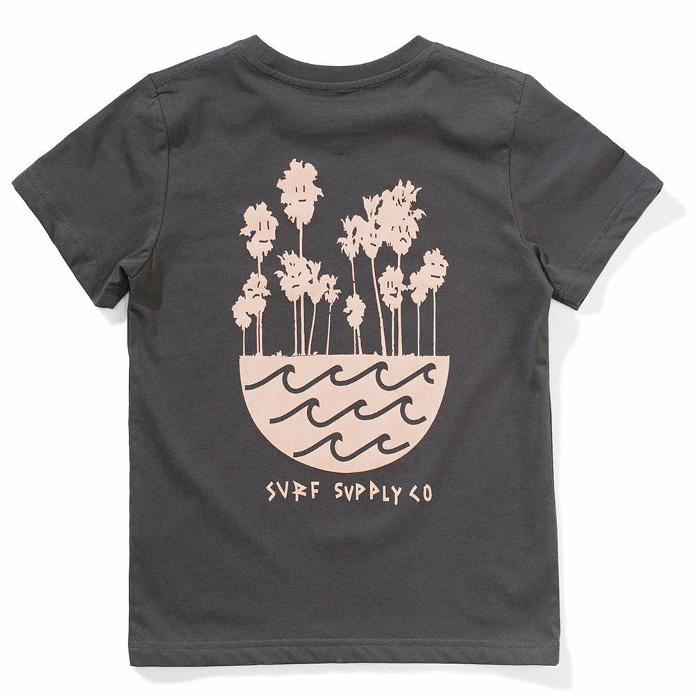 Wavebowl Ss Tee - Soft Black
