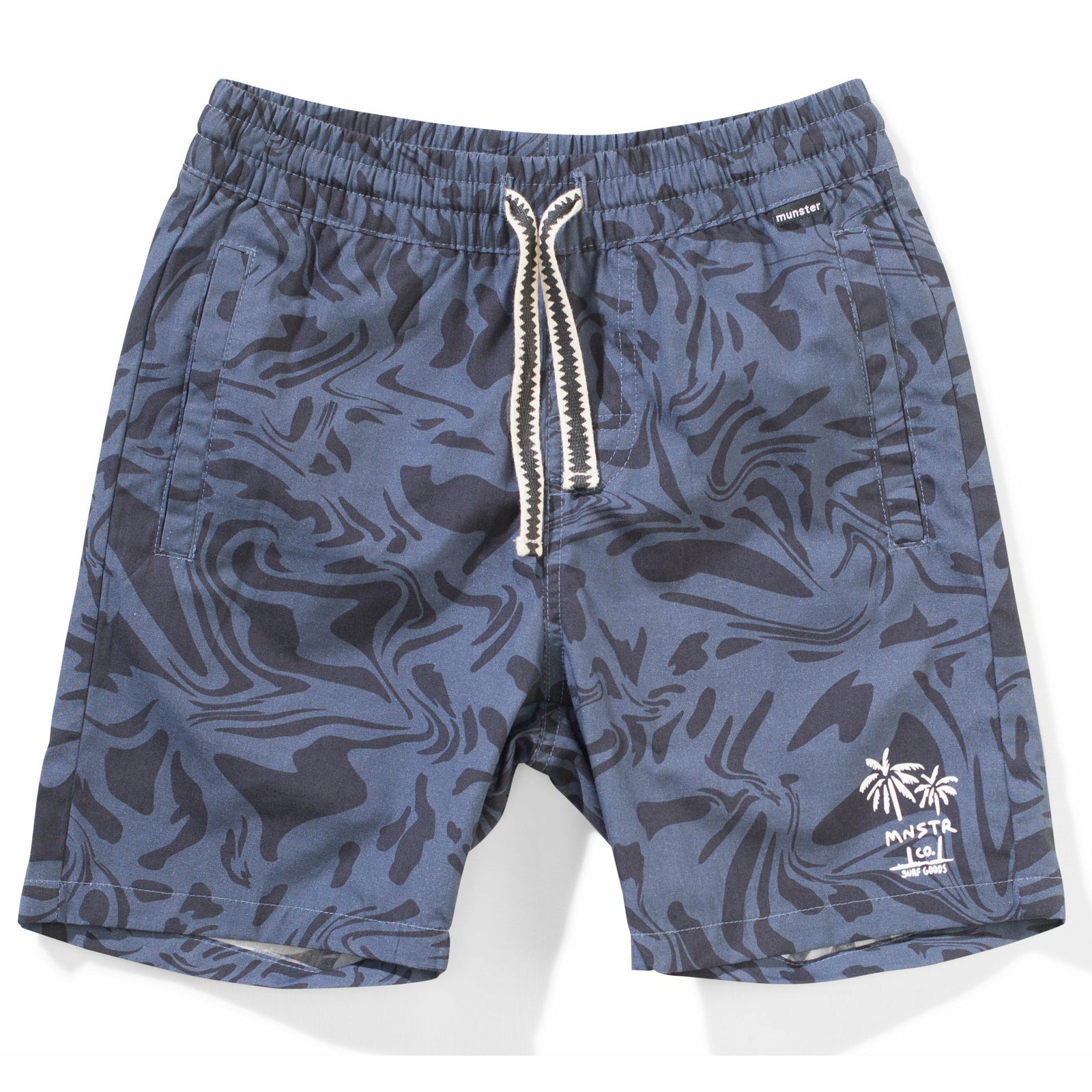 Ripple Short - Dk Denim/Blk
