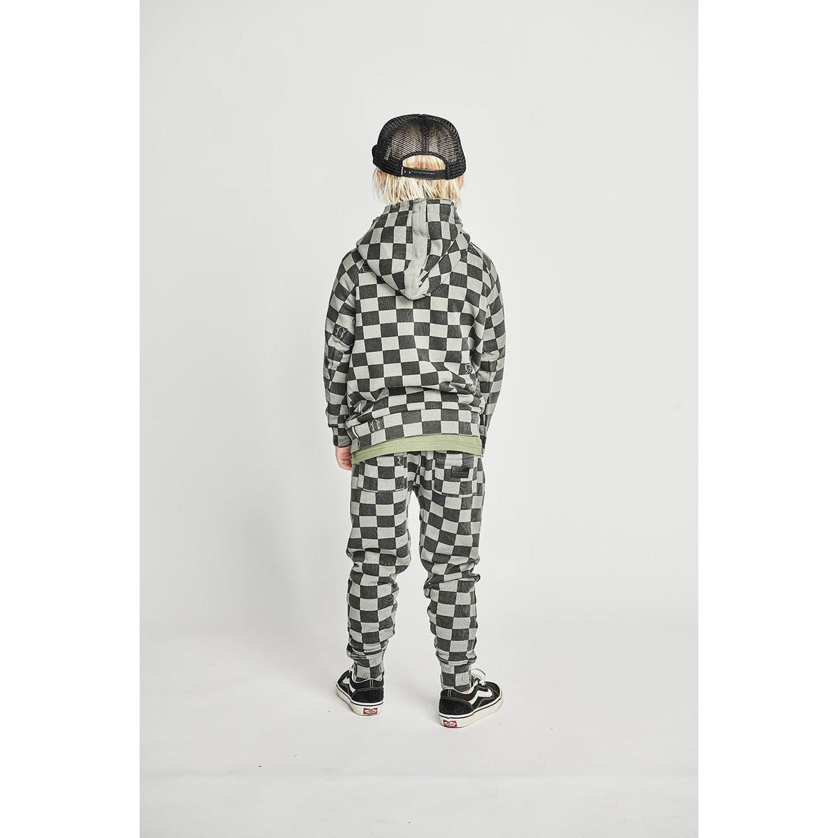 Check Me Hoody - Washed Black