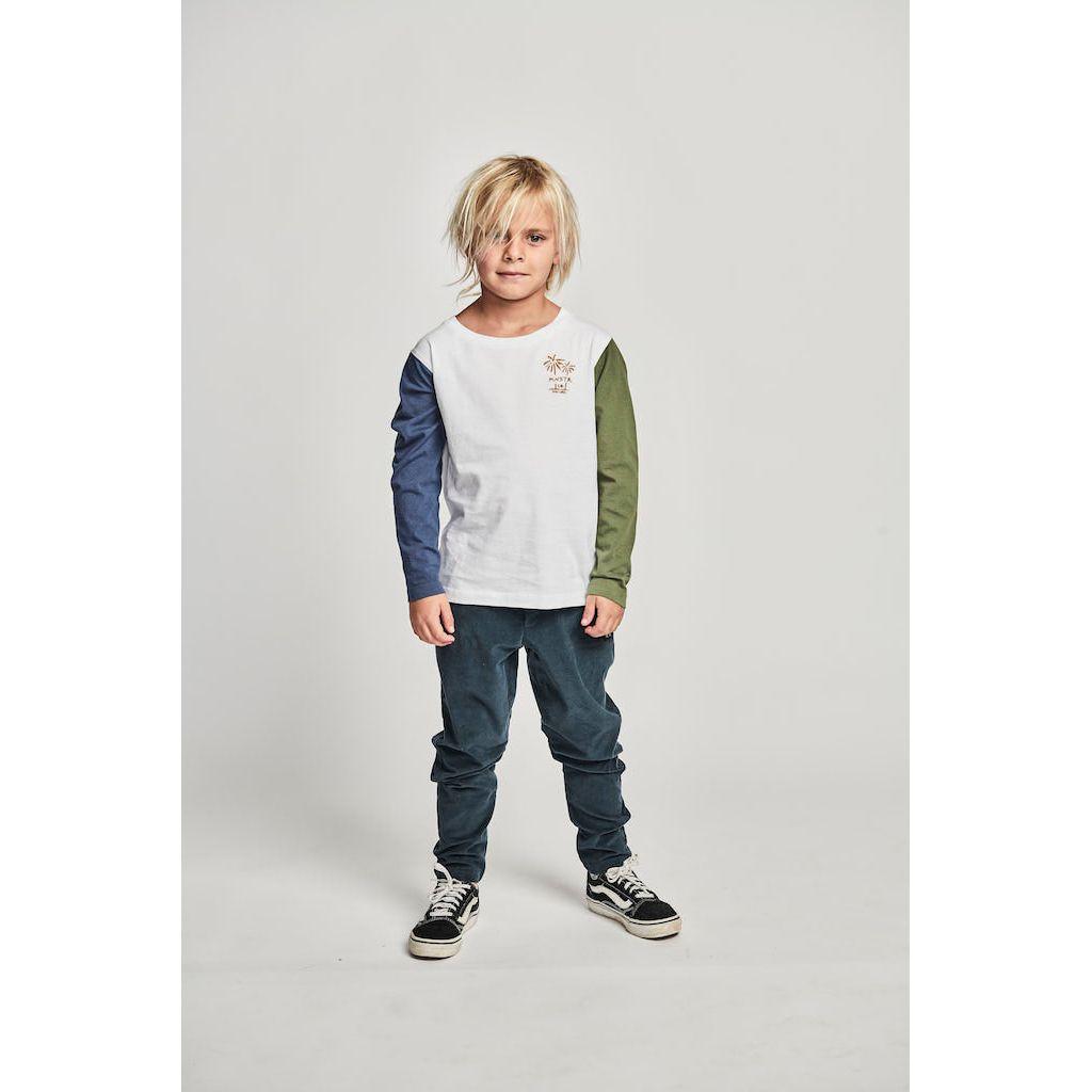 Rising Sun Ls Tee - White