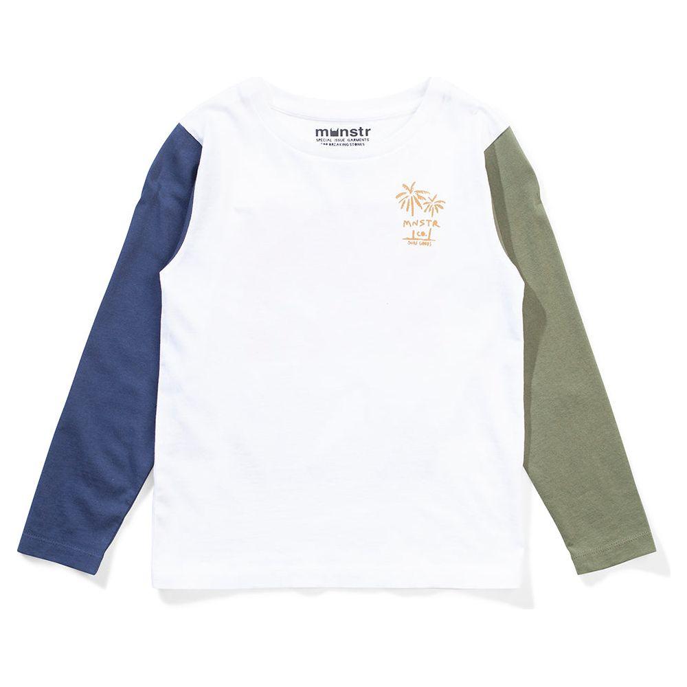 Rising Sun Ls Tee - White