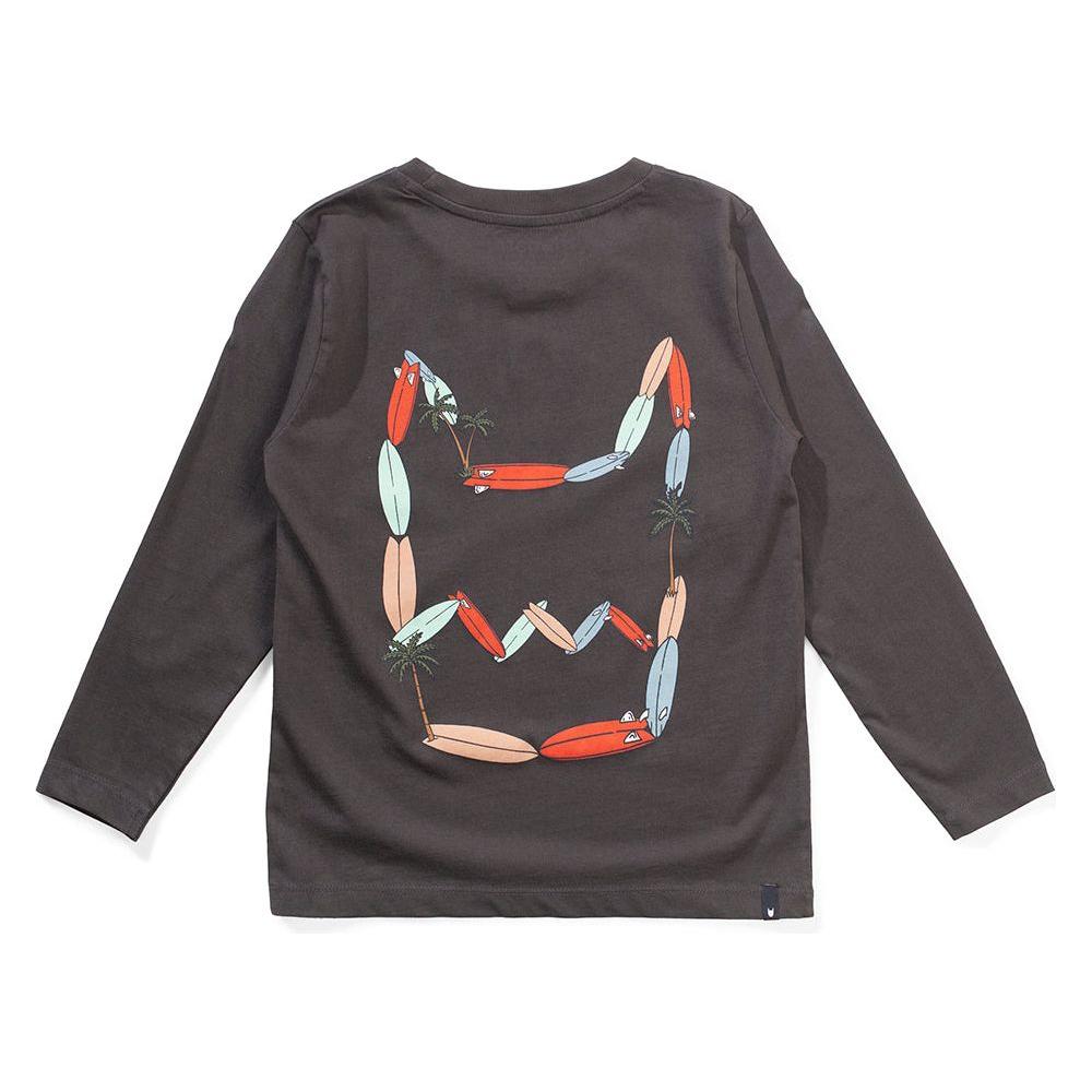 Stickface Ls Tee - Soft Black