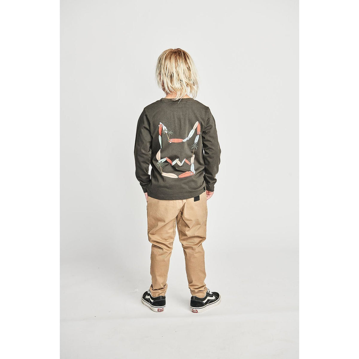 Stickface Ls Tee - Soft Black