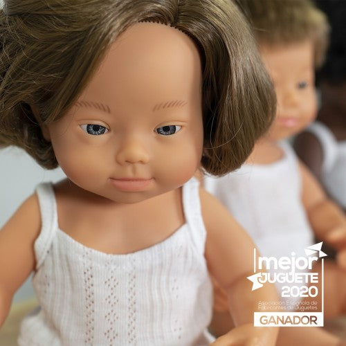 Anatomically Correct Baby, Caucasian Down Syndrome Girl, 38 cm