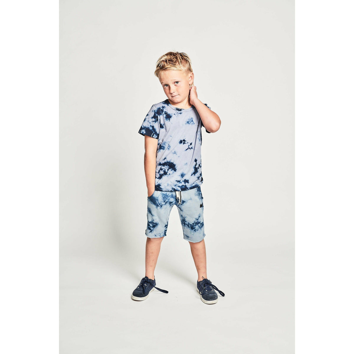 Thrasher Track Short - Mid Blue Dye