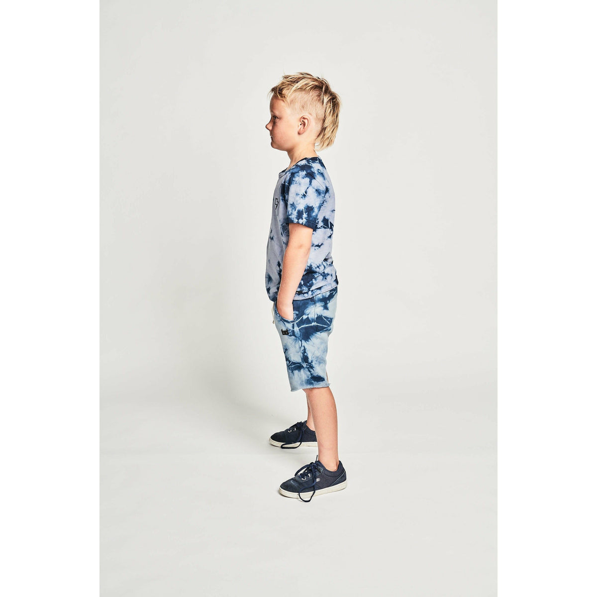 Thrasher Track Short - Mid Blue Dye