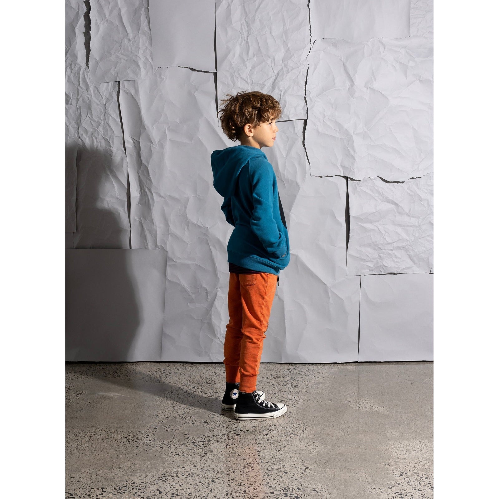 Be Awesome Furry Hood - Teal