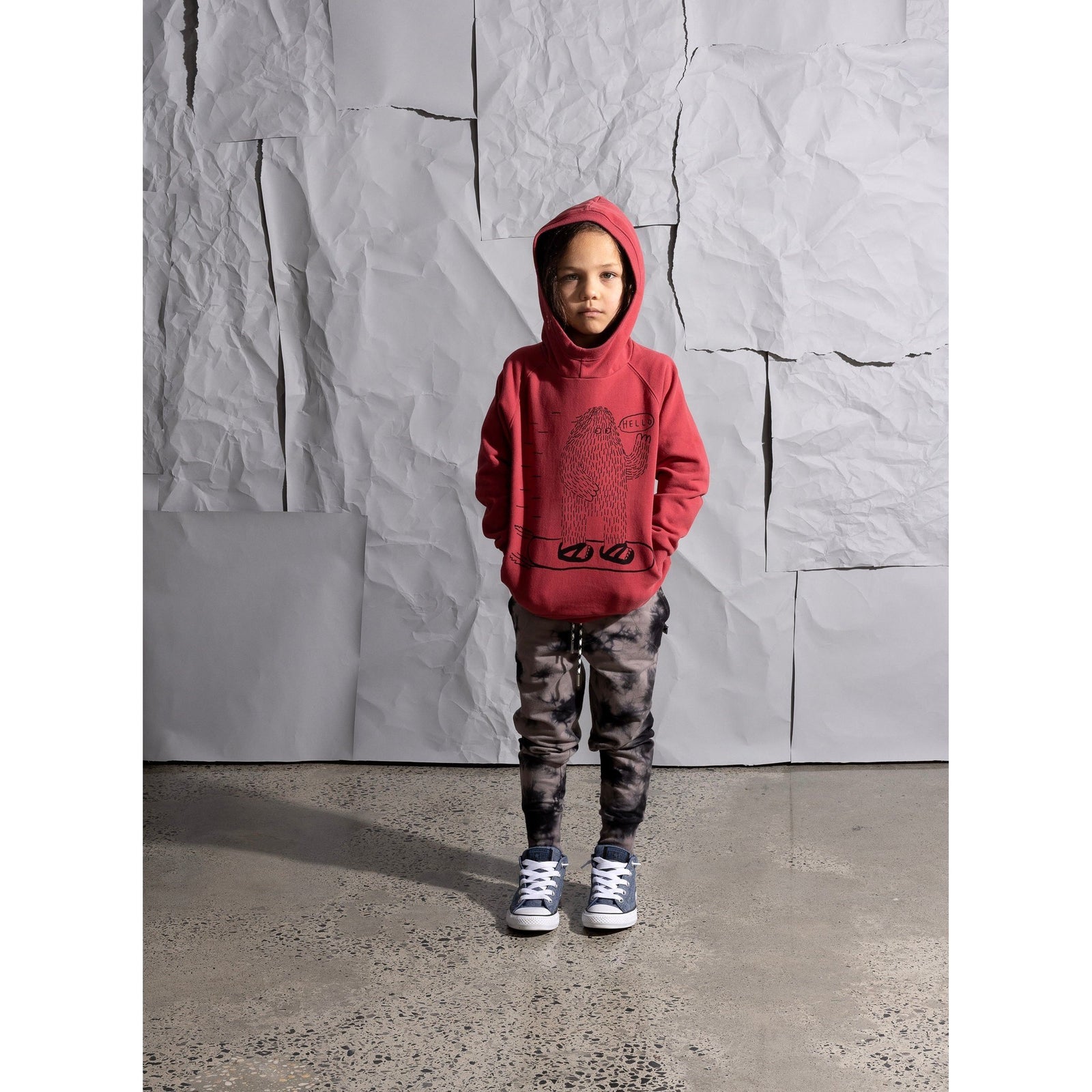 Scattered Trackies - Dark Grey