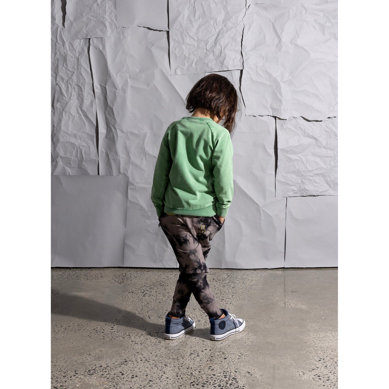 Scattered Trackies - Dark Grey