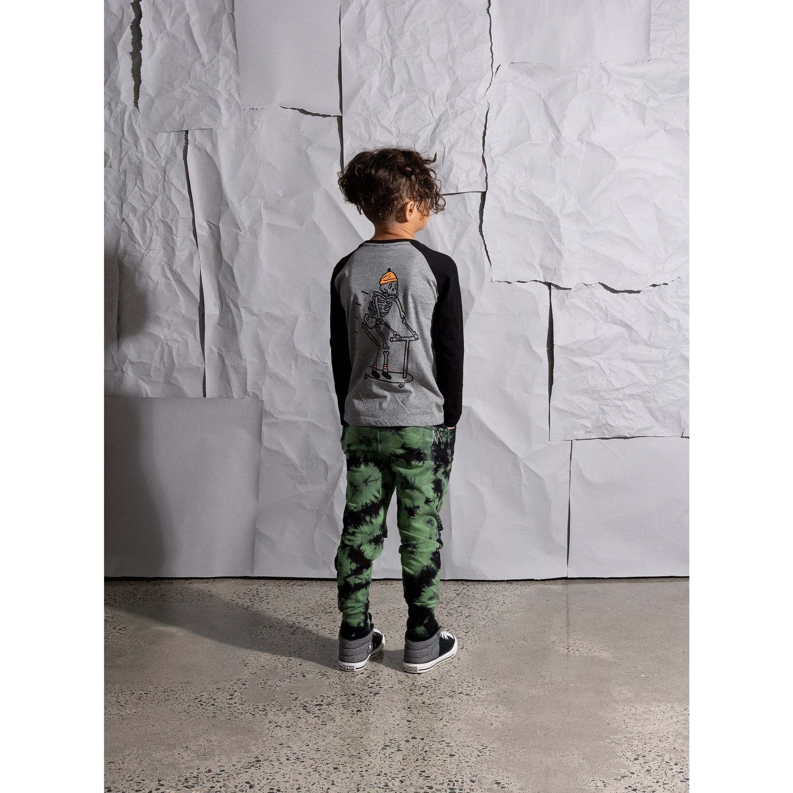 Scattered Trackies - Lime