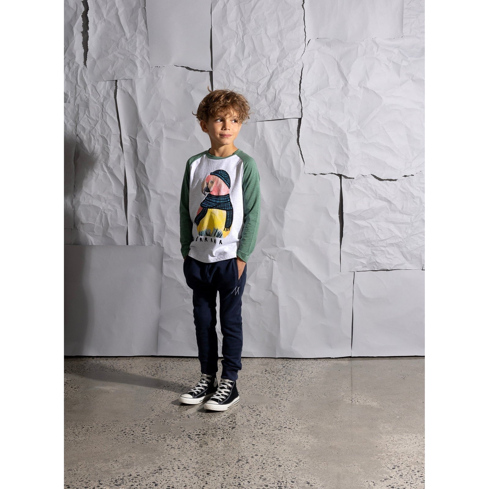 Furry Bronx Trackies - Dark Blue