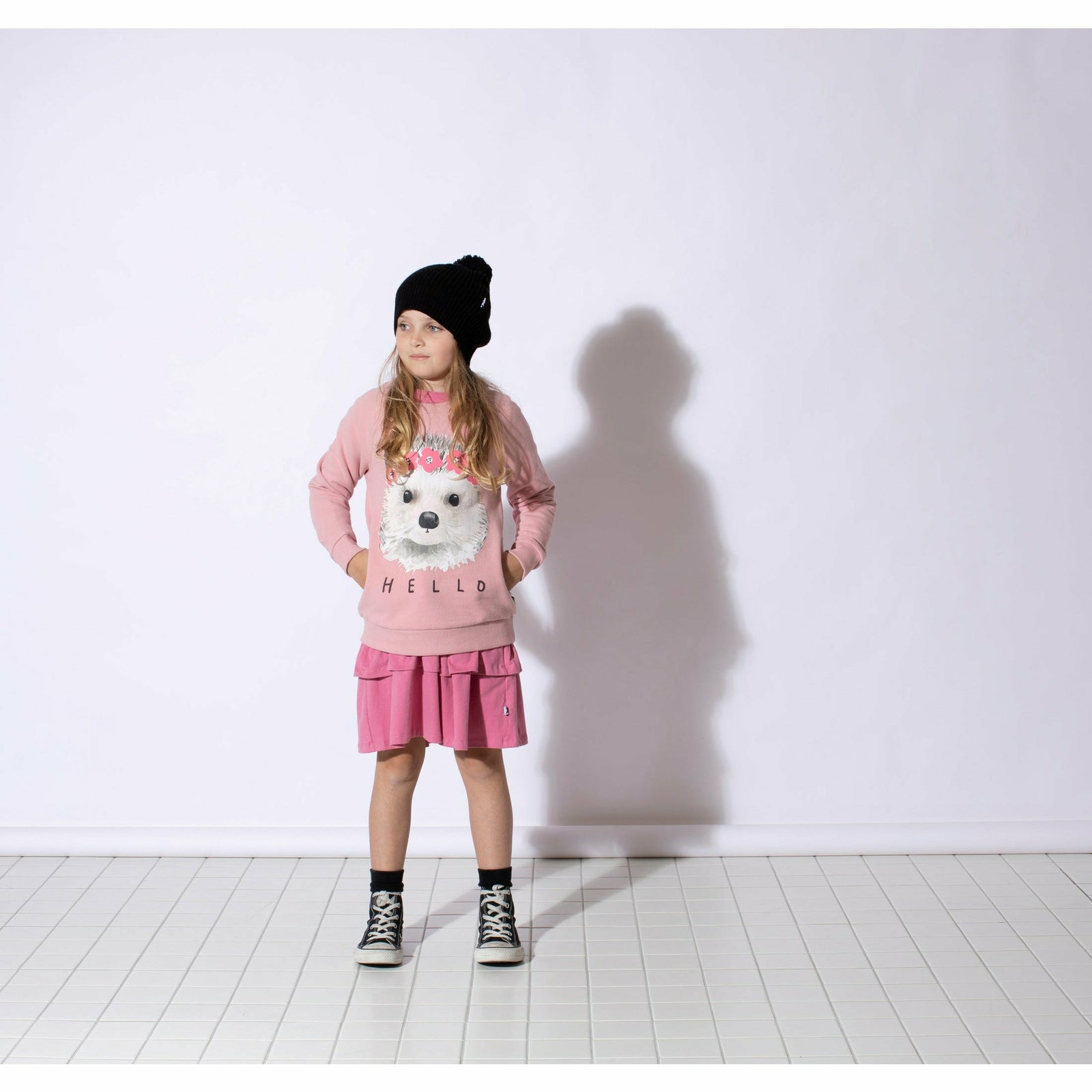 Friendly Llamas Dress - Sorbet