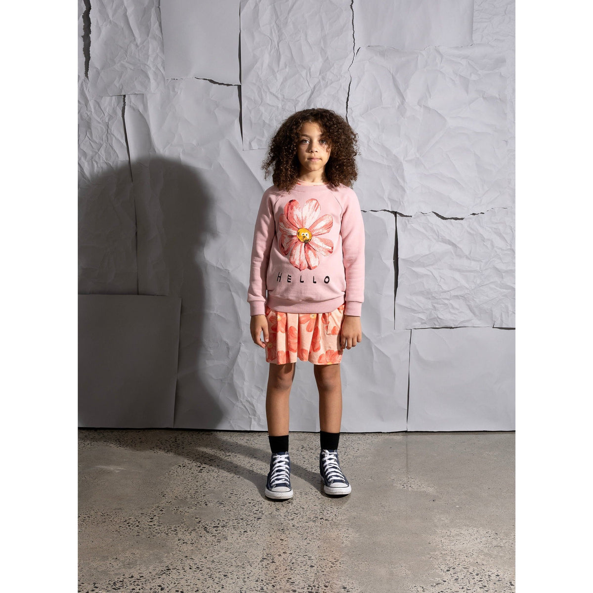 Friendly Flower Furry Crew - Muted Pink