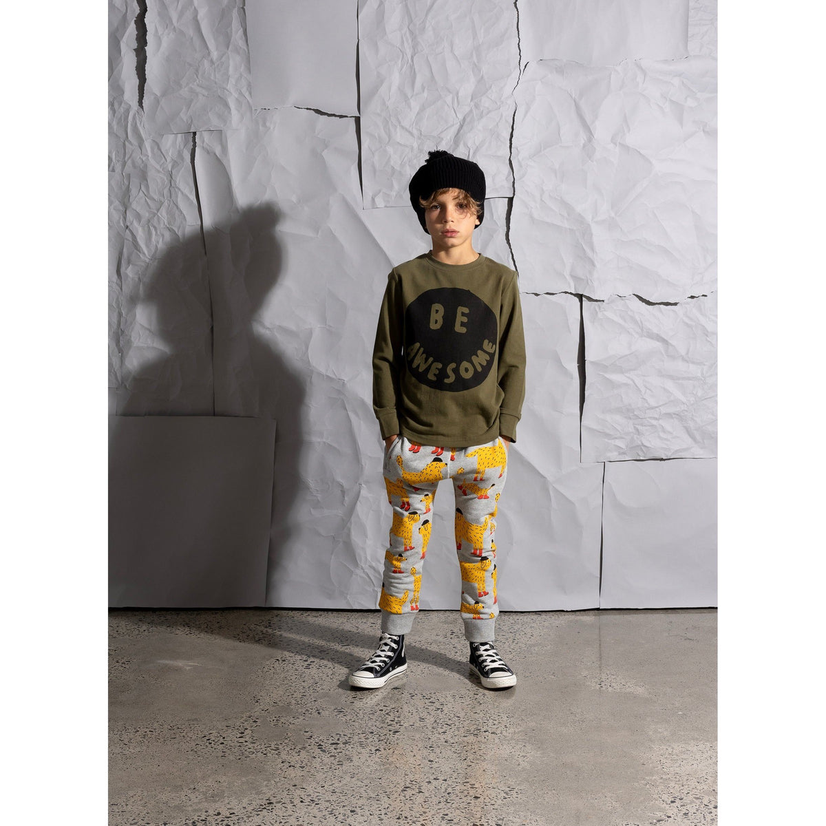 Be Awesome Tee - Khaki