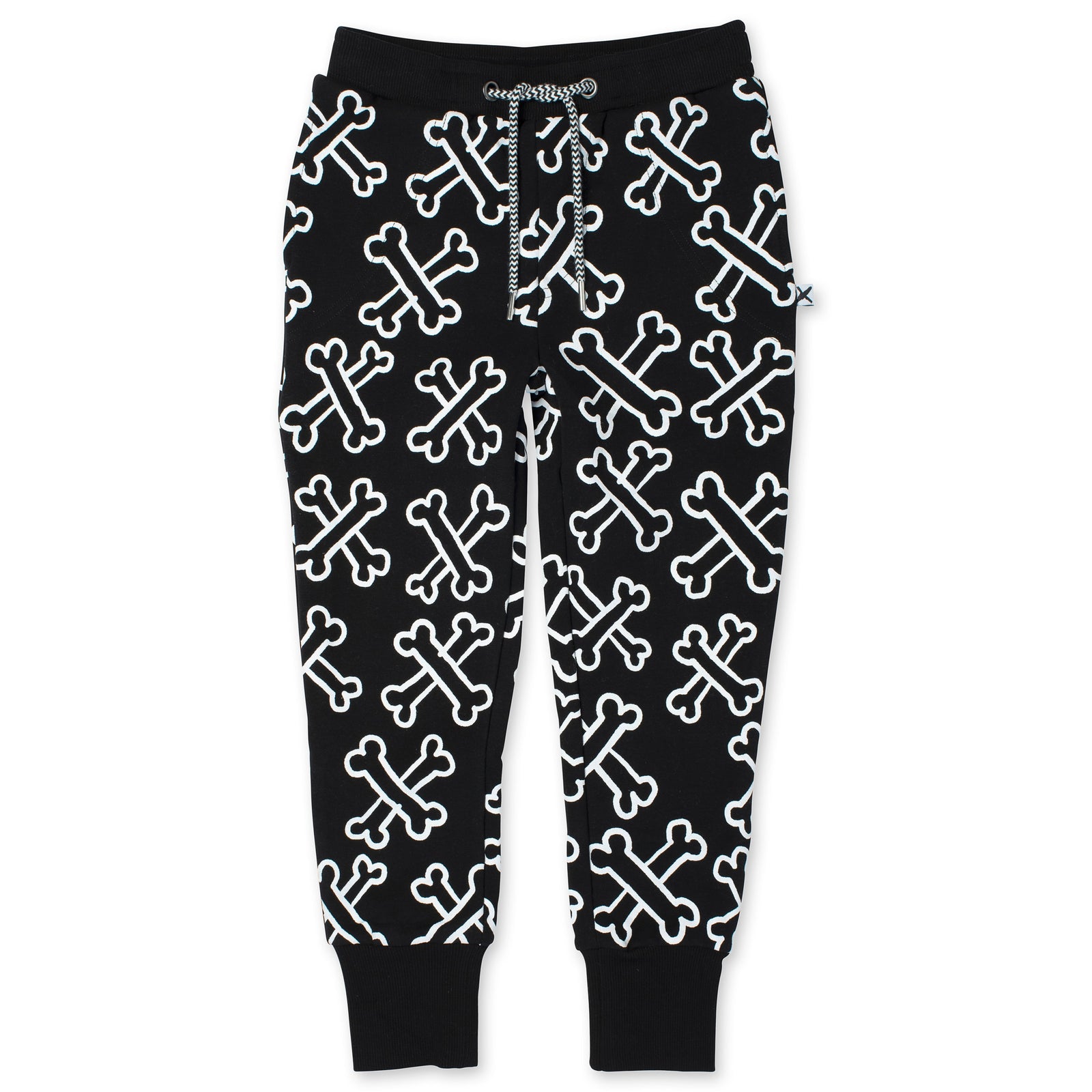 Bones Furry Trackies - Black