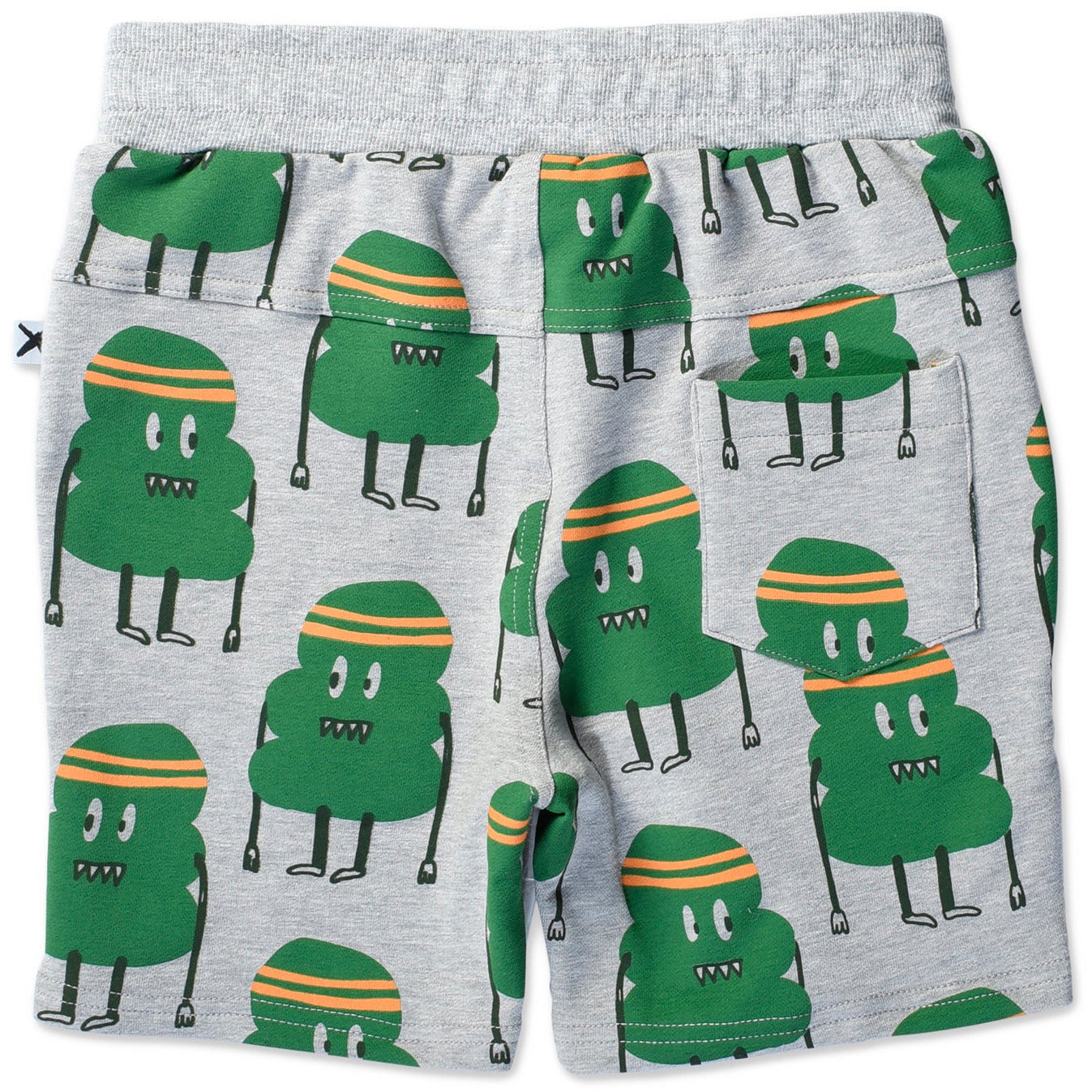 Sporty Blob Short - Grey Marle