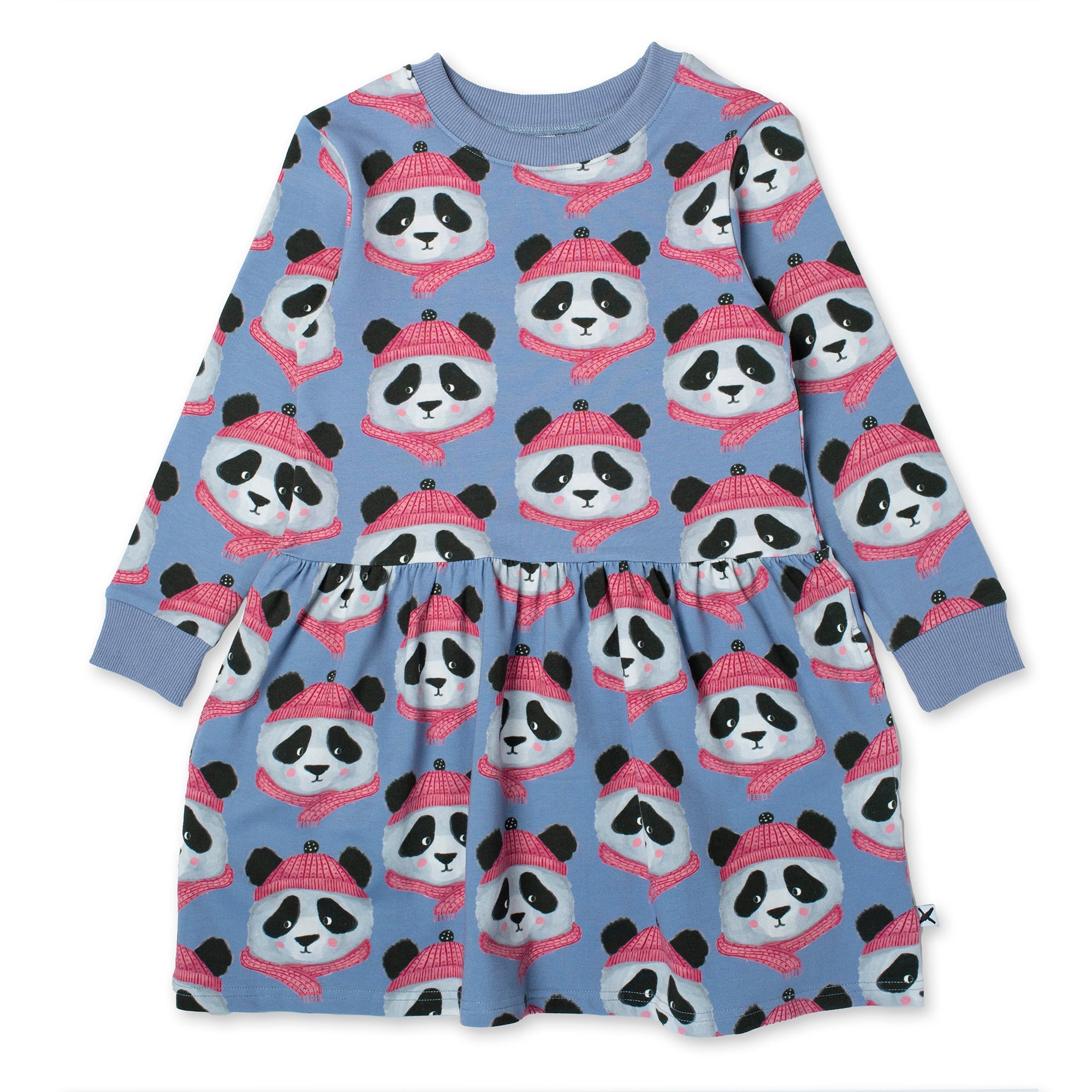 Warm Pandas Dress Light Blue Buckets and Spades