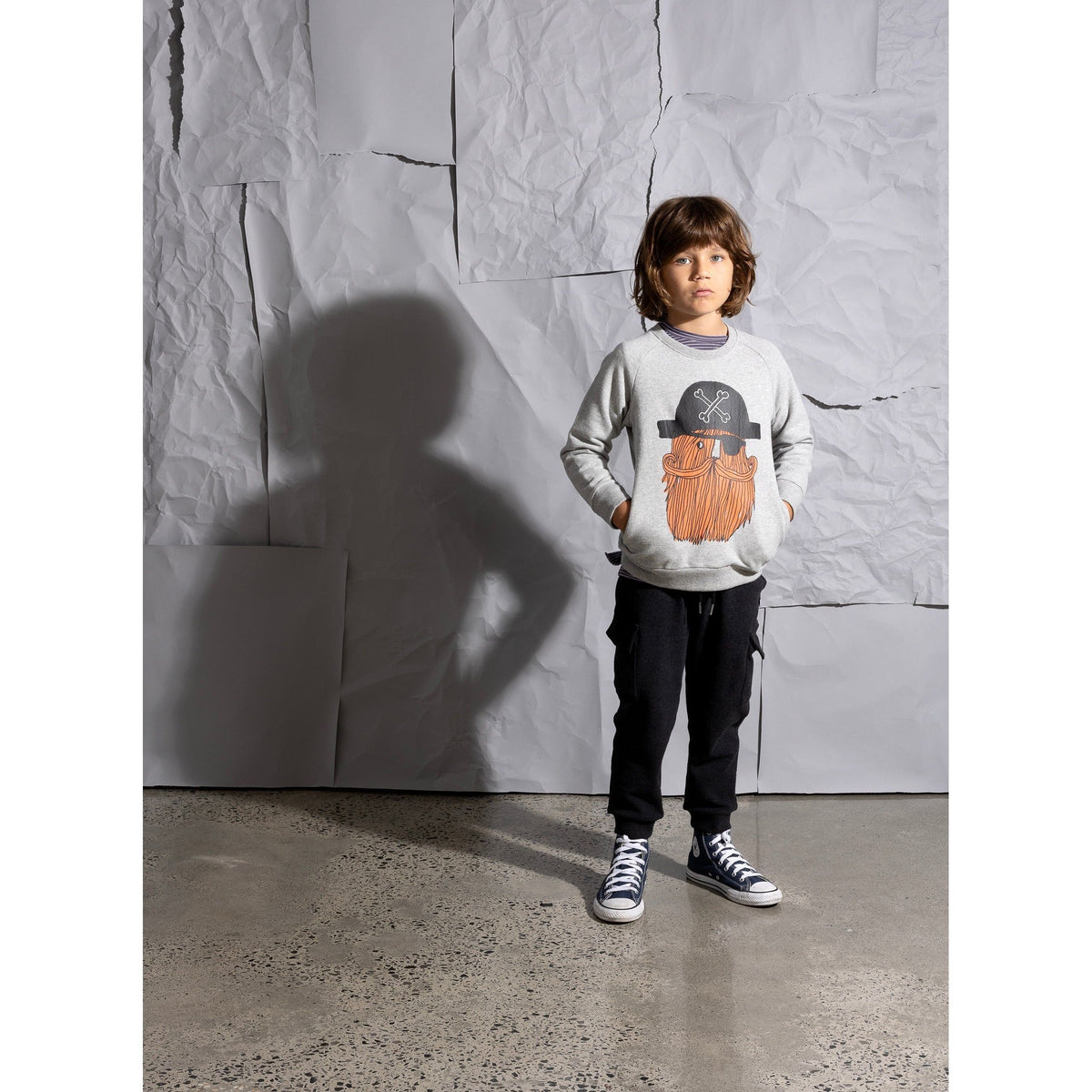 Hairy Pirate Furry Crew - Grey Marle