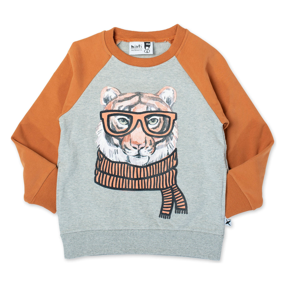 Tiger In Disguise Furry Crew - Grey Marle/Rust