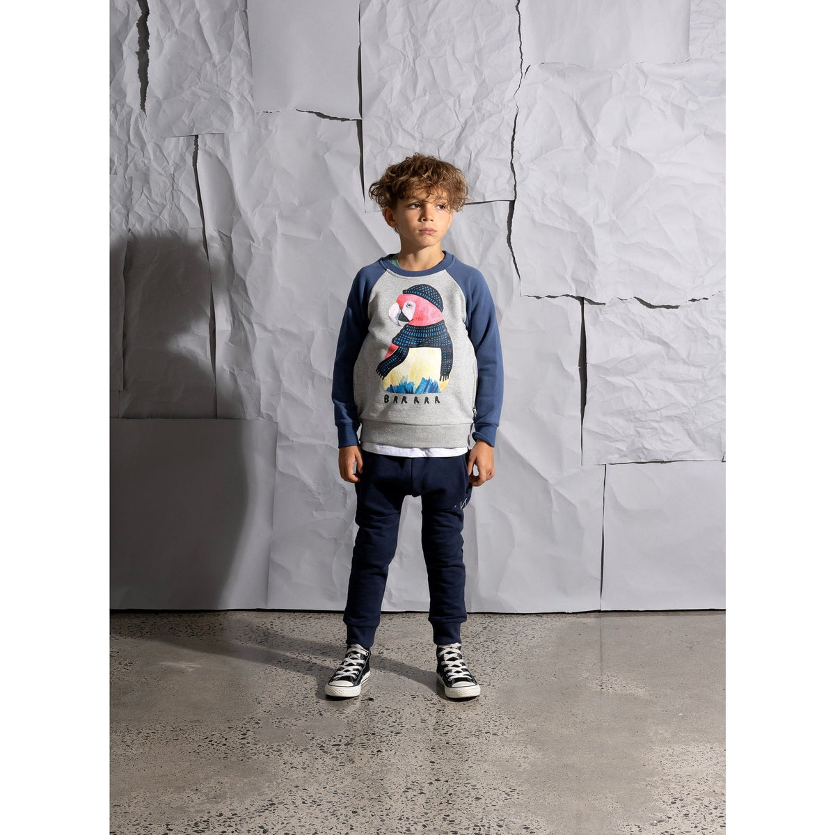 Furry Bronx Trackies - Dark Blue