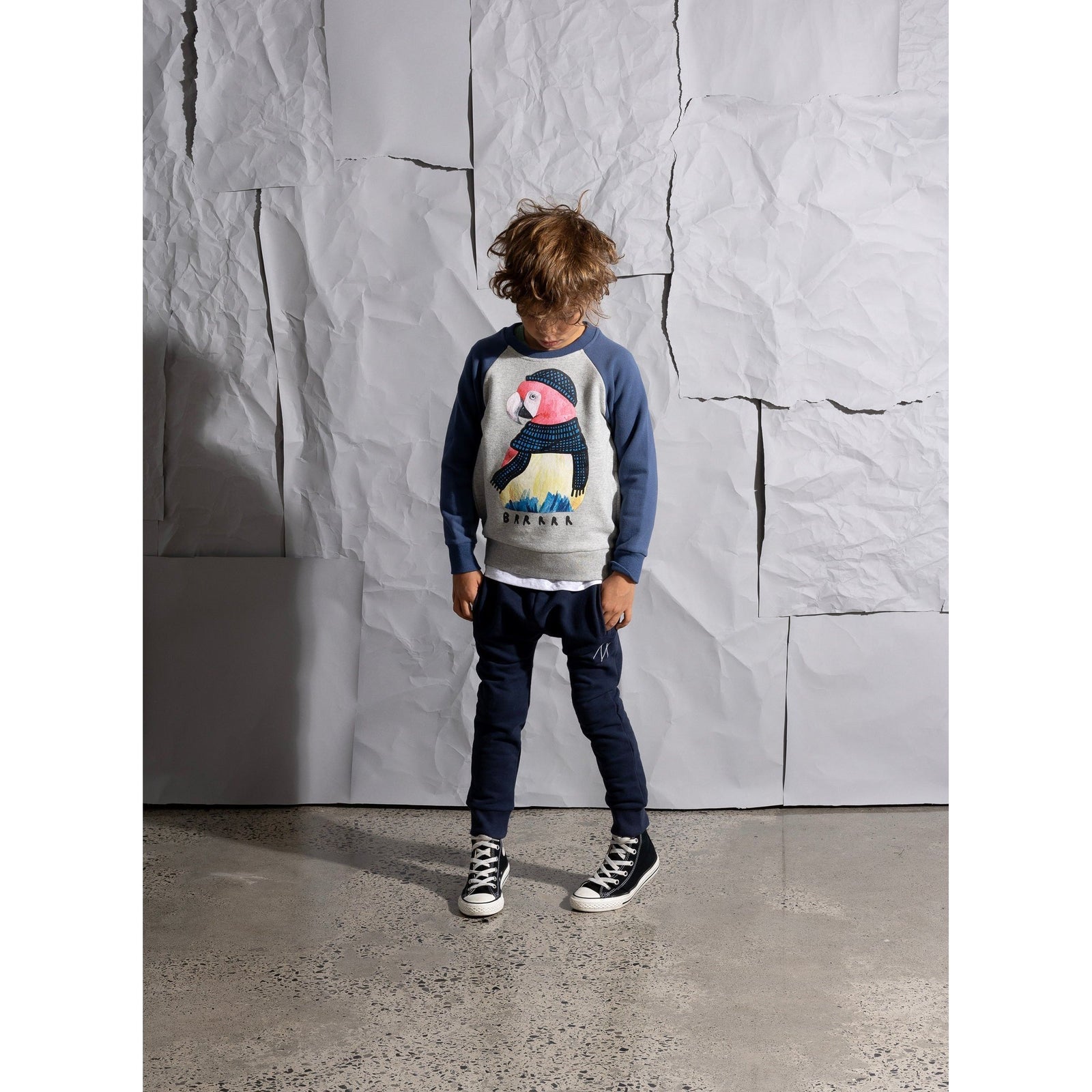 Furry Bronx Trackies - Dark Blue