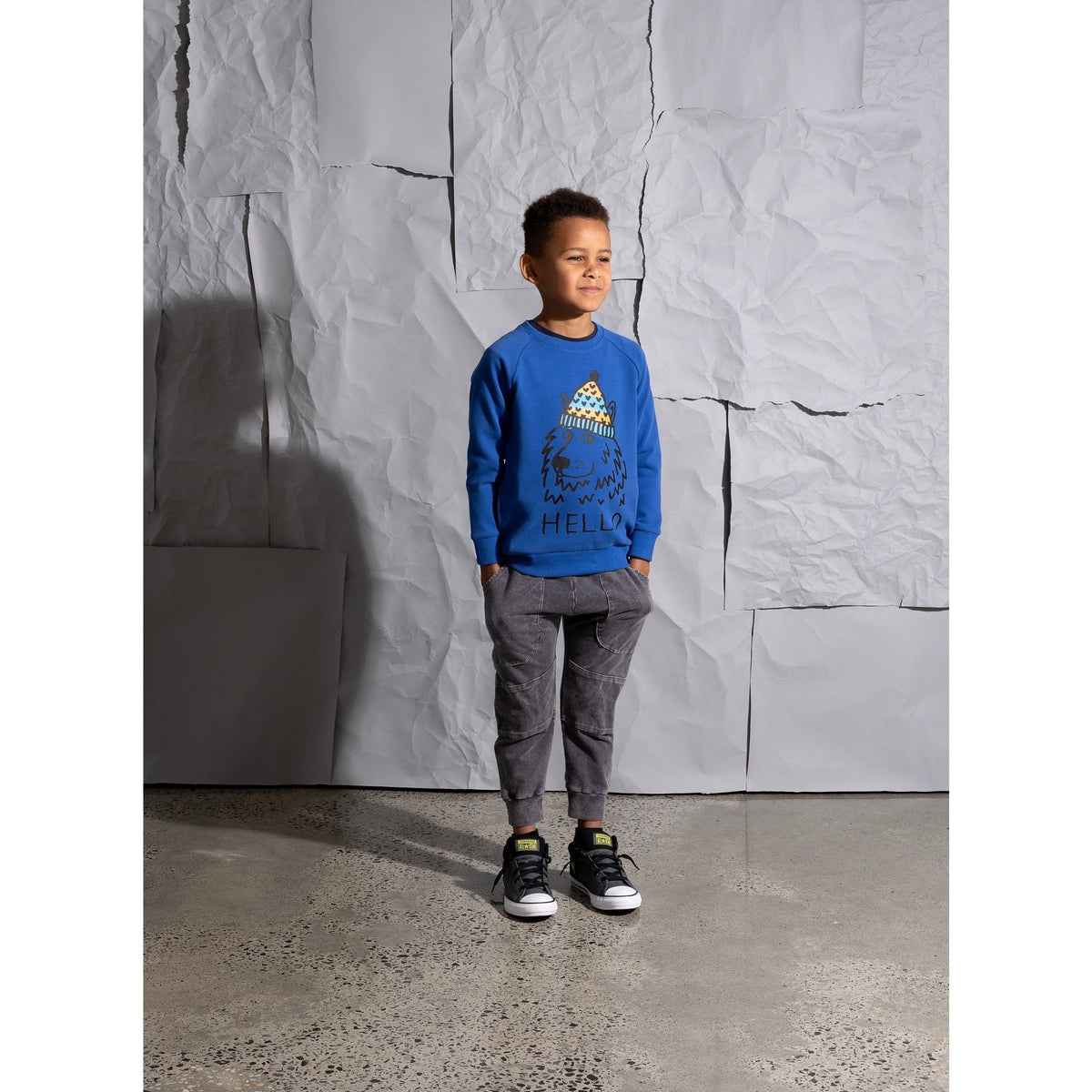 Friendly Wolf Crew - Bright Blue