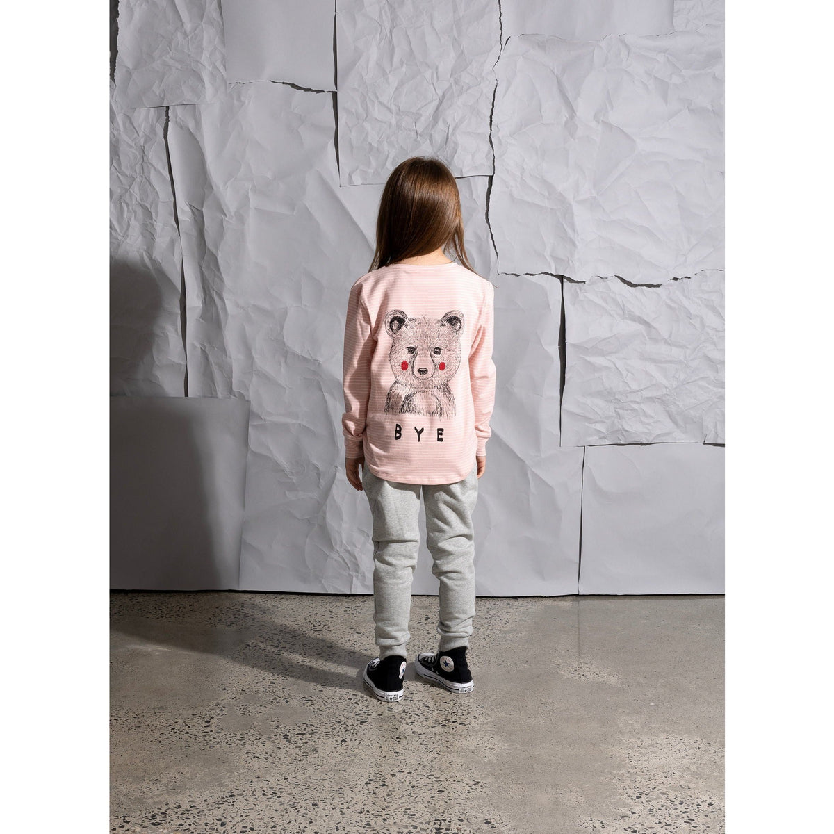 Warm Forest Friends Furry Trackies - Grey Marle