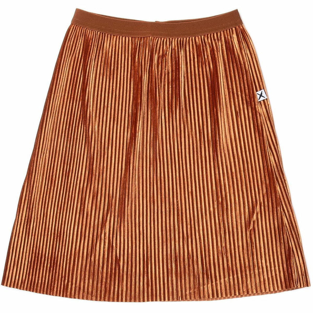 Wintery Cord Skirt - Bronze