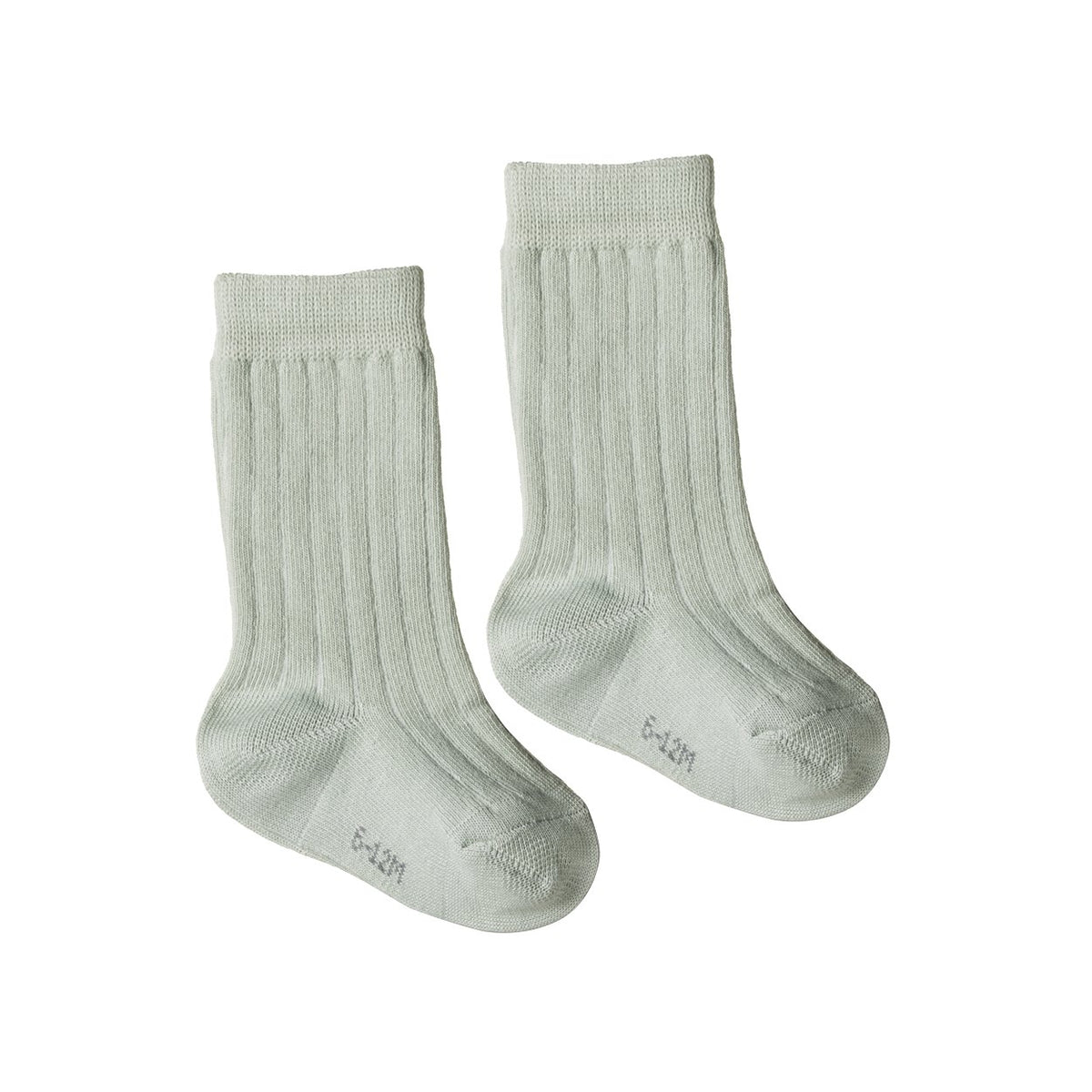 Organic Cotton Rib Socks - Sea