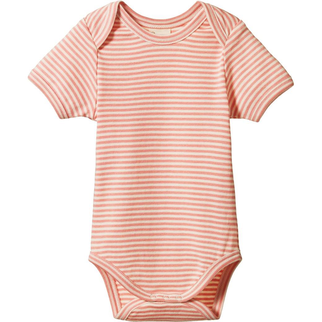 Short Sleeve Bodysuit - Peony Stripe