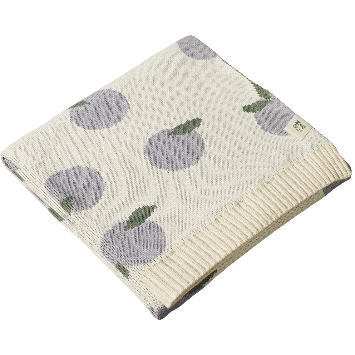 Dune Blanket - Doris Plum Knit Bassinet