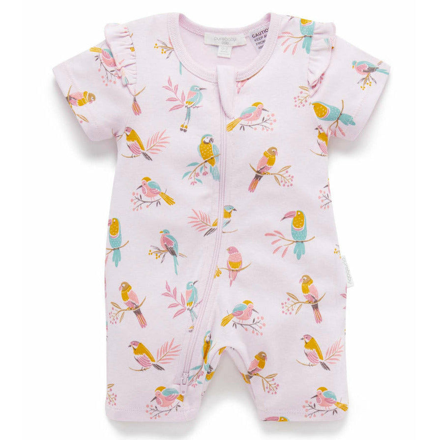 Rib Growsuit - Parrot