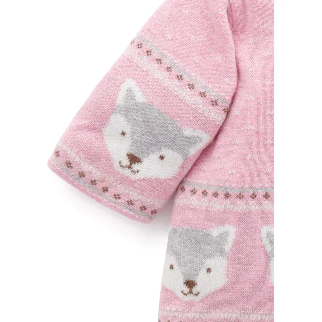 Padded Jacket Fox Jacquard