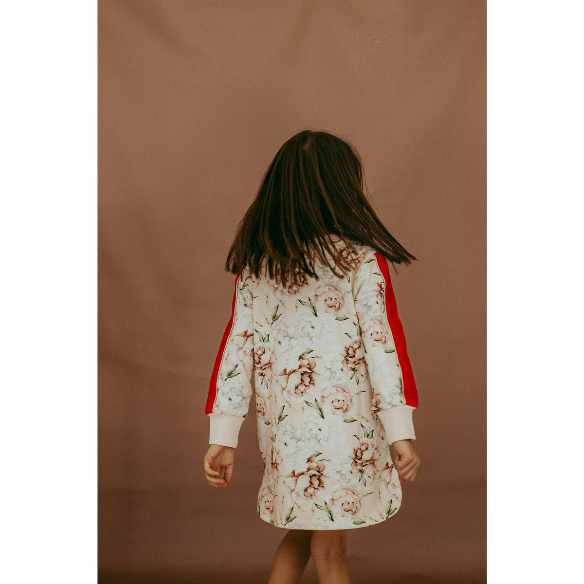 Peppa Dress-Pink Rose Bloom