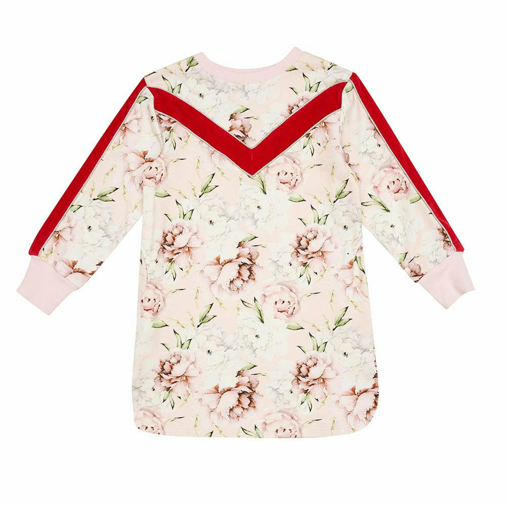 Peppa Dress-Pink Rose Bloom