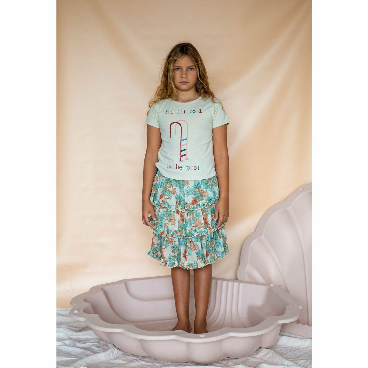 Clementine Skirt-Marzipan