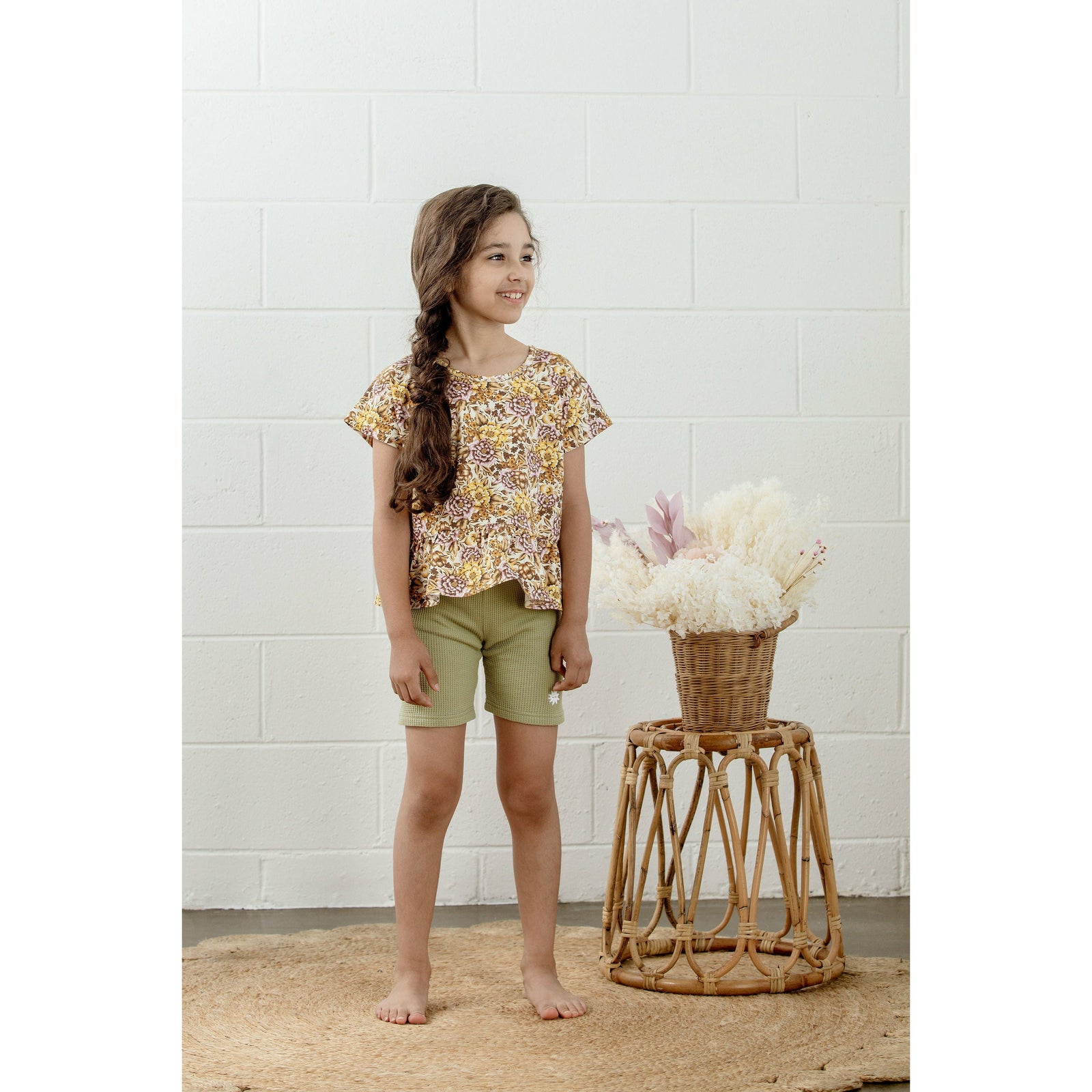 Lavender Peplum T-Shirt