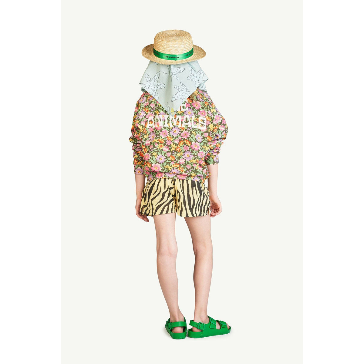 Flowers Beige Seahorse Sweatshirt