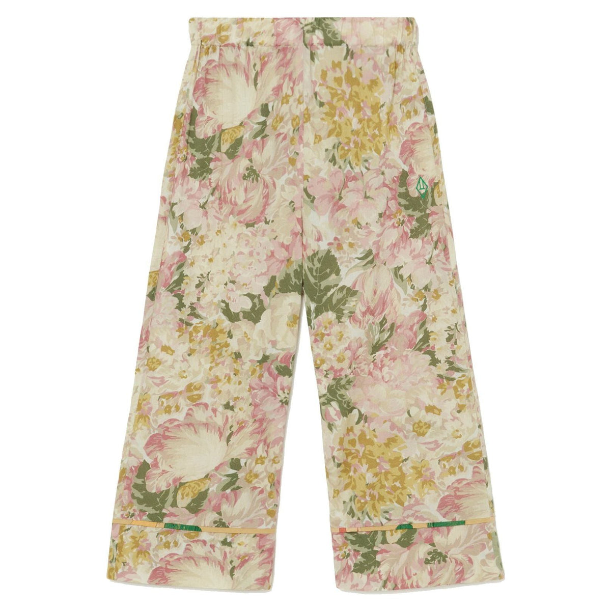 Flowers White Antelope Pants
