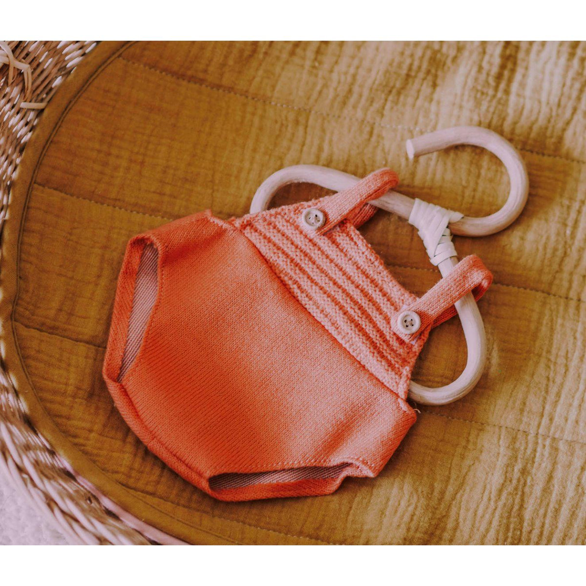 Dinkum Doll Romper - Rust