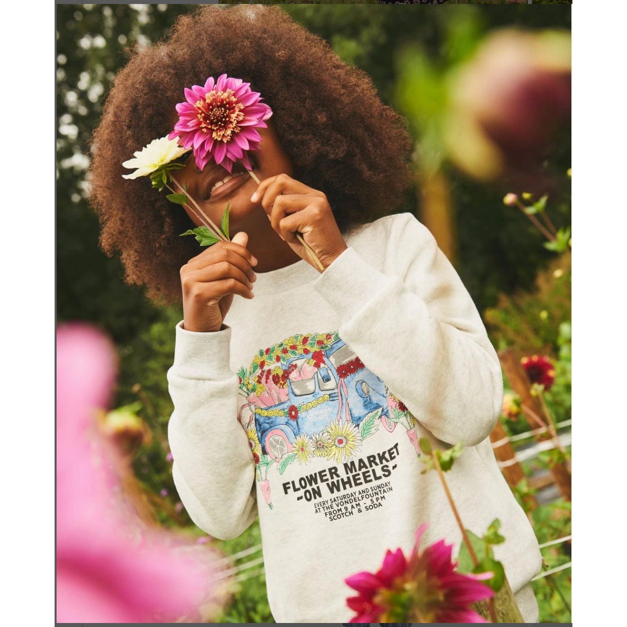 Regular Fit Organic Artwork Sweatshirt - Ecru Melange