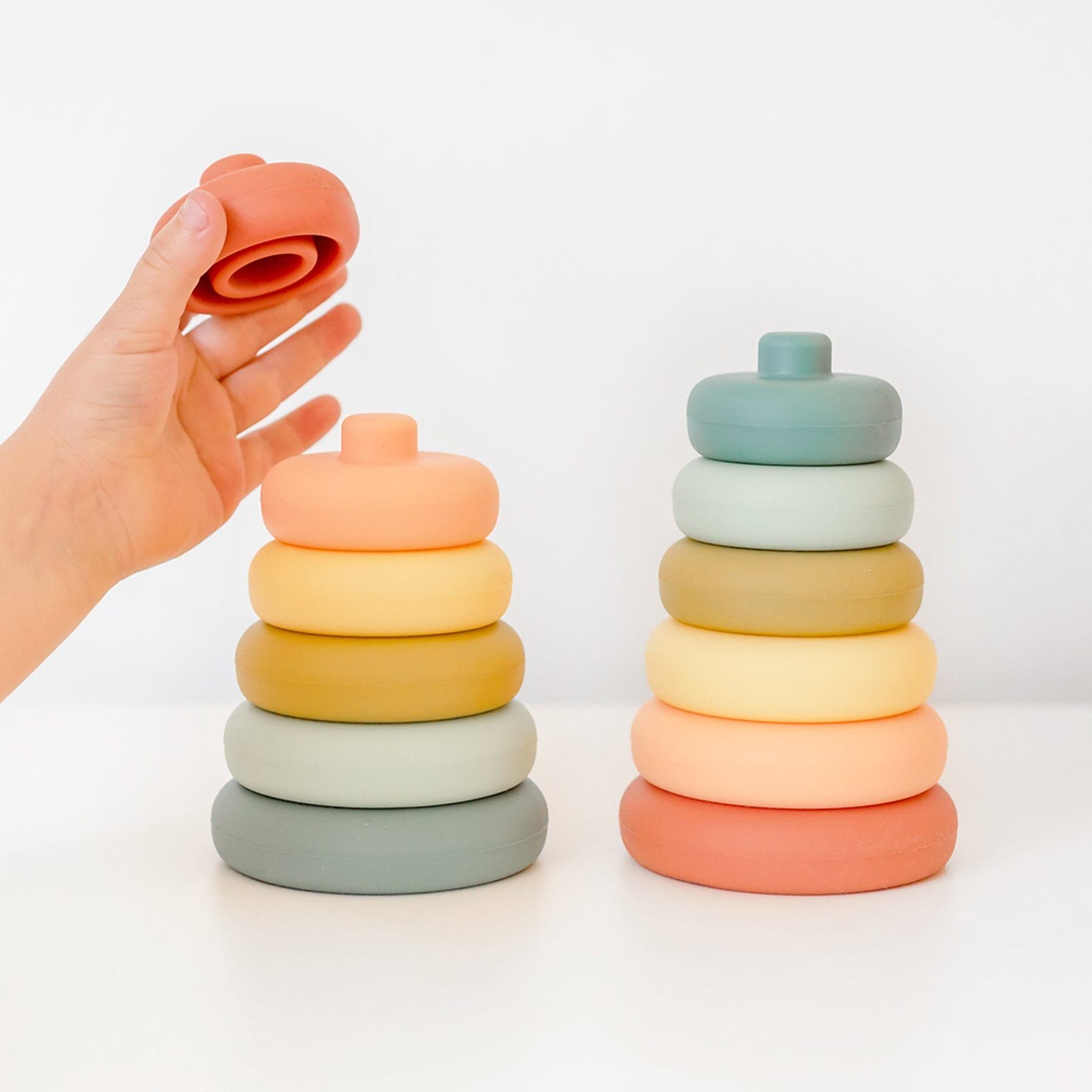 Silicone Stacker Tower Cherry